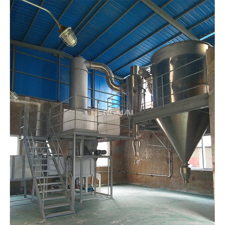 
Kaolinite flash dryer flame retardant drying equipment sweetener flash dryer 