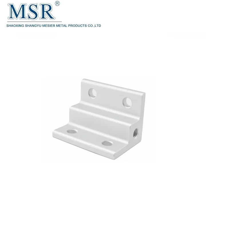 China manufacturer #6233  cnc aluminum bracket  cnc aluminium fasteners 20 25 30 40 45 50 60  for 2550 aluminum profile