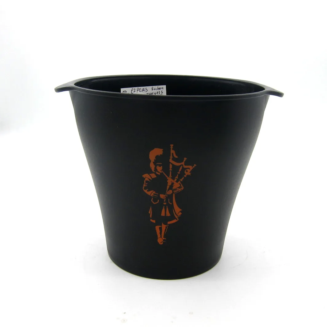 Customized Logo Bar Champagne Wine Small pink Ice Bucket Plastic Beer Buckets for San Miguel Michelob Amstel