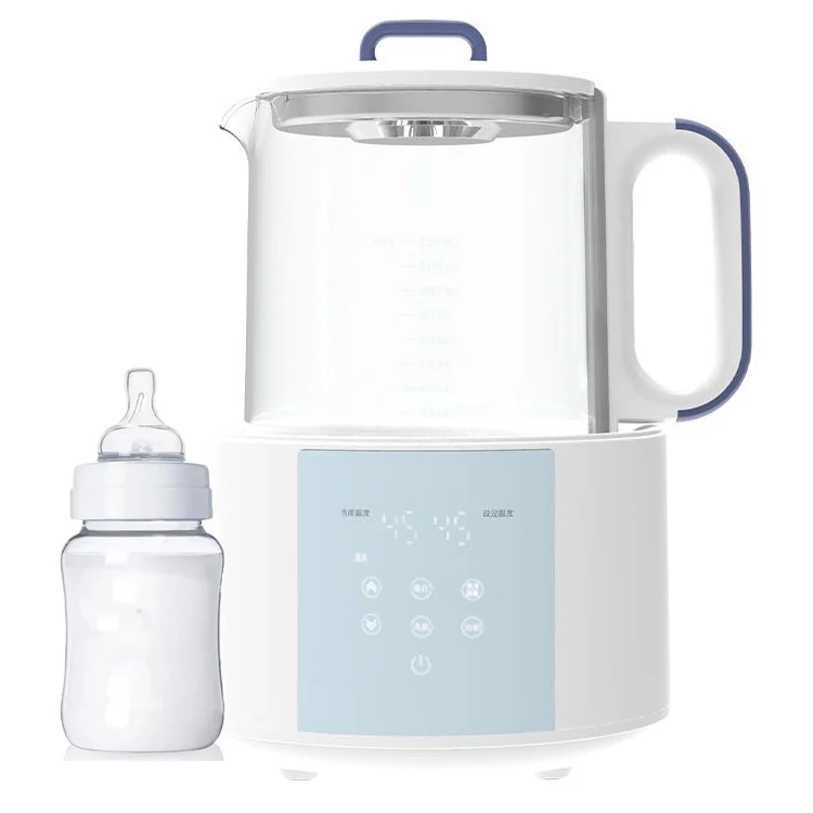 
constant temperature milk modulator electric 1.2L tea brew glass milk kettle 