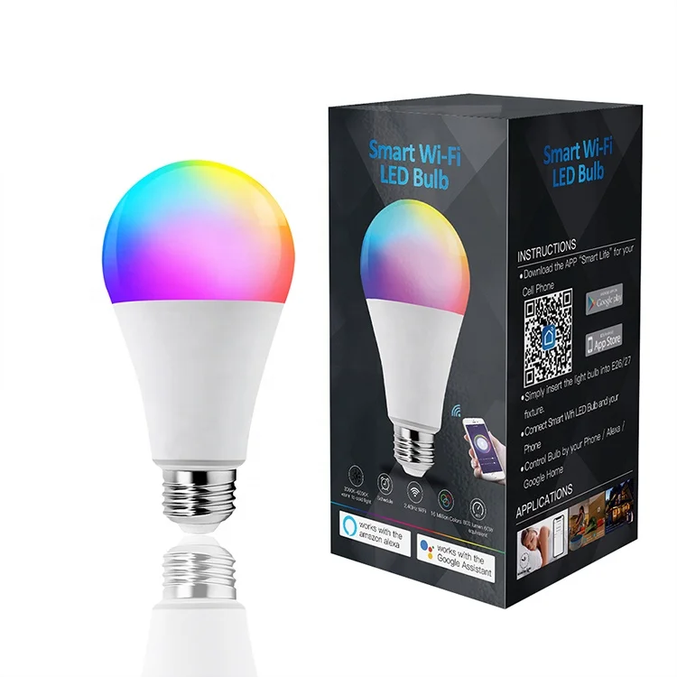 In Stock Alexa LED R7s E39 Wifi Smart Bulbs 16 Million Colors B22 LED Bulb