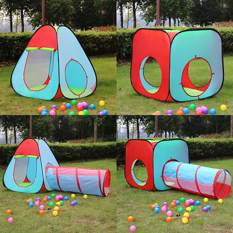
pop up kids tent tunnel with ball pit indoor tent play tent 