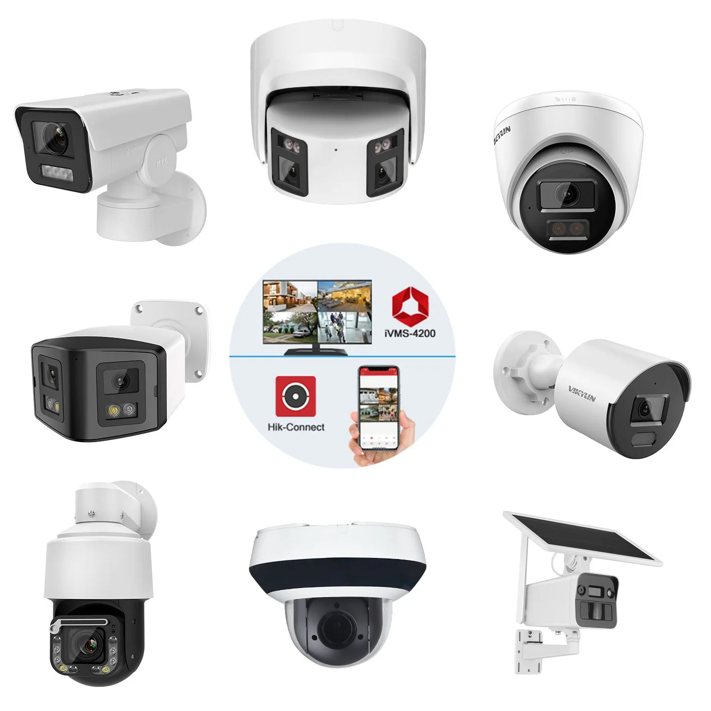 HIK Original 4K Acusense Fixed Dome Network Camera Bulit-in Mic IP67 IK10 network camera Fixed h.265 poe cctv camera