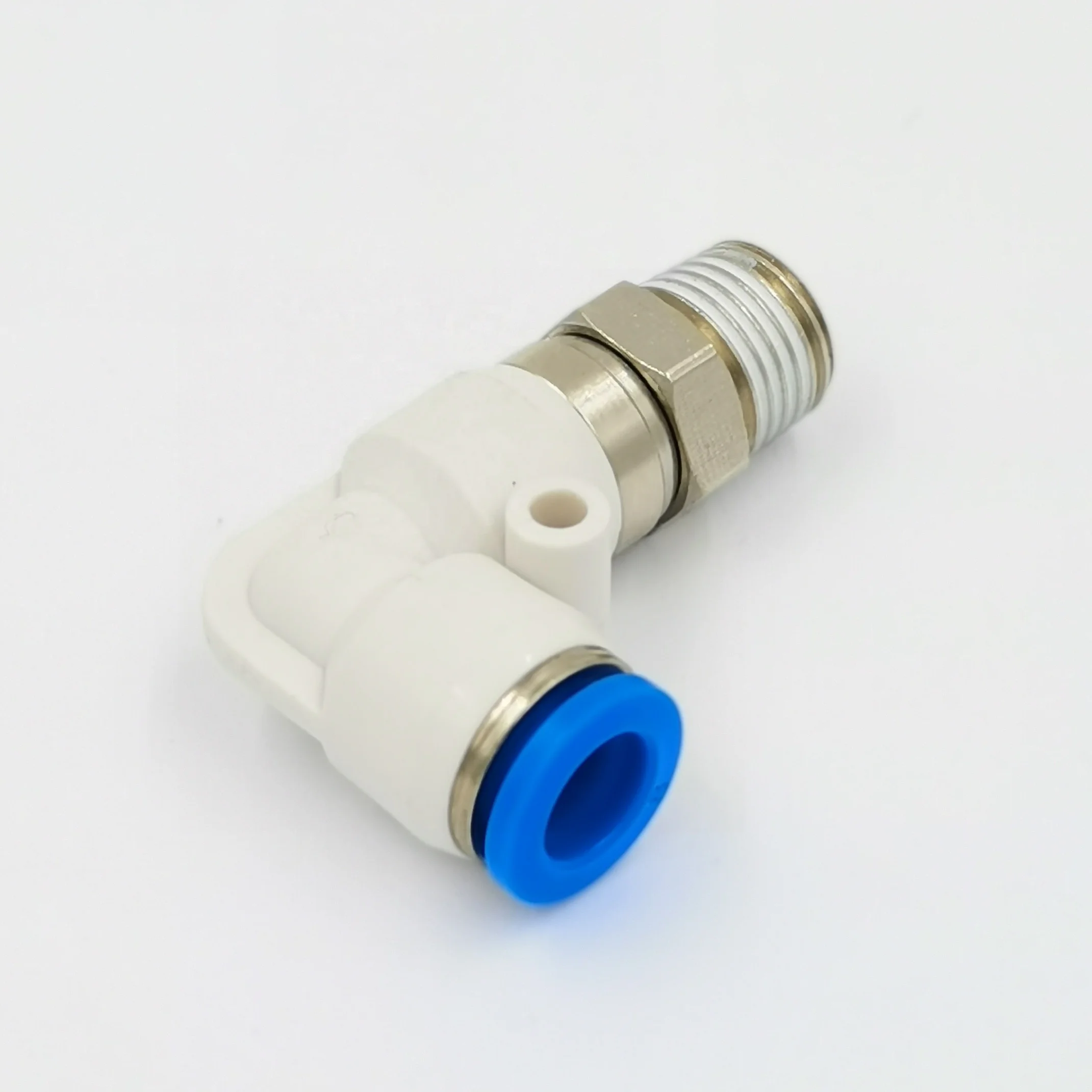 NRL10-02 360 High speed rotation elbow quick connect copper thread straight air fittings one touch pneumatic fittings
