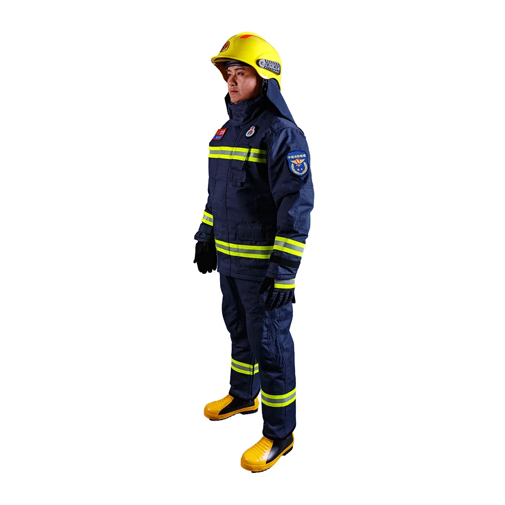 AntiFire Firefighter Equipment Fireman Kits Flame Retardant Firefighting Clothing NOMEX Bunker Turnout Gear EN 469 Uniform