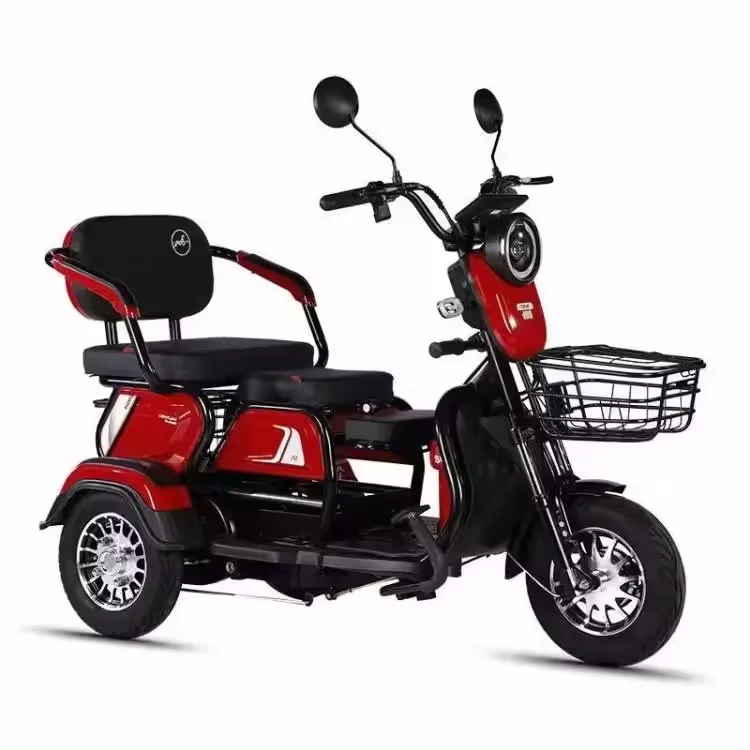 Semi-closed Electric Tricycle Hauling Semi-top Load King Simple 60V Cargo Motorcycle Power 200 Motorcycle with Cabin 2 Wheels