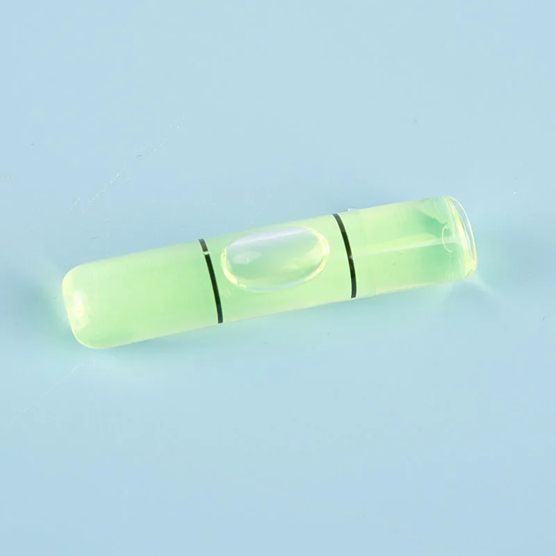 high precision arc tubular spirit level vials with tips for leveling ruler tools