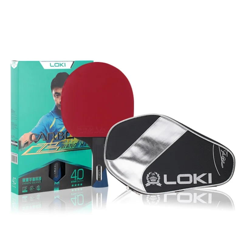 
LOKI 5Ply Pure Wood Portable Bat Case Waterproof Table Tennis Set Racket With Box 