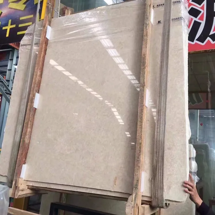 Factory Price Competitive Turkish Crema Ultraman Beige Marble Big Slab For Sale