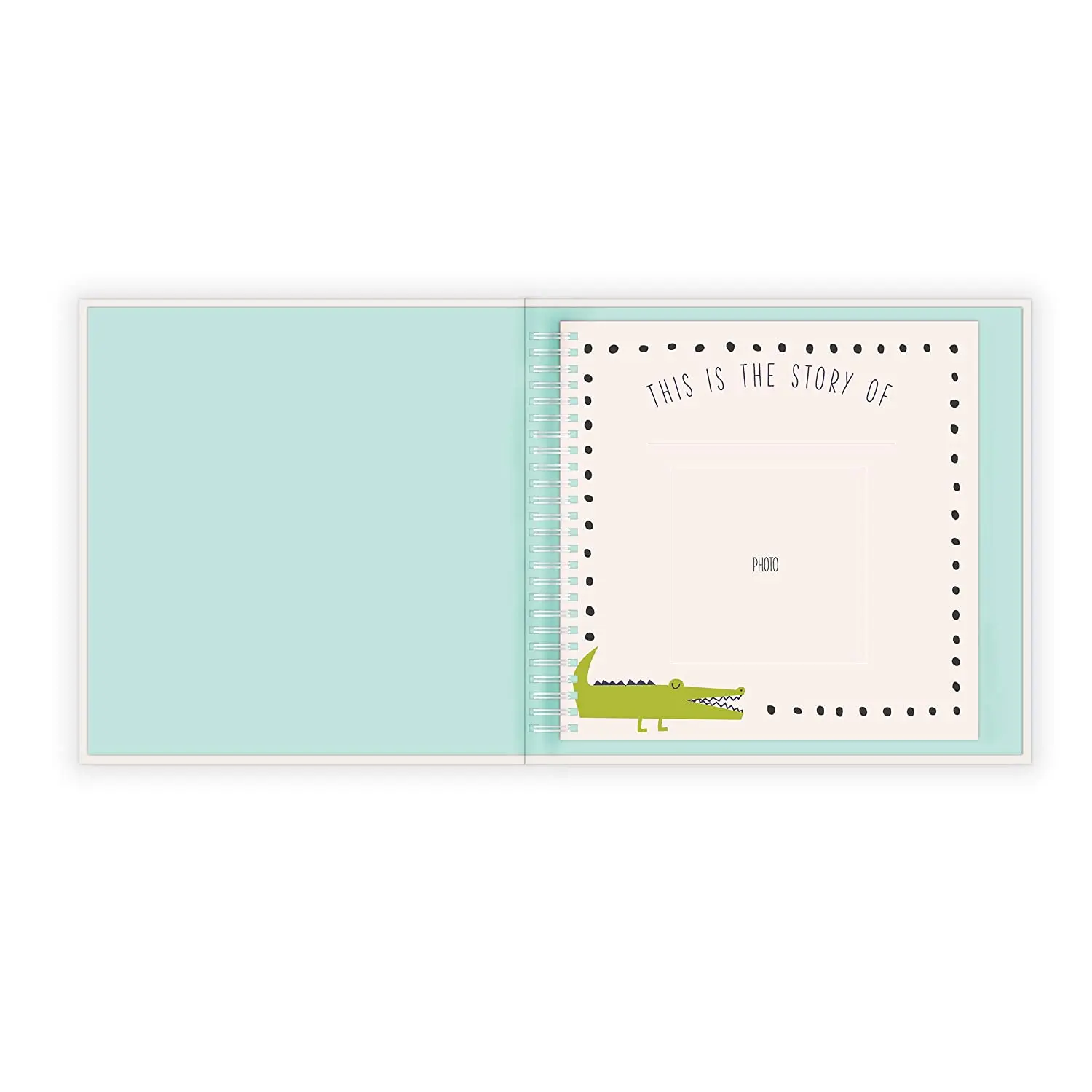 free sample custom printing spiral bound my newborn baby 1st first year album journal memory book