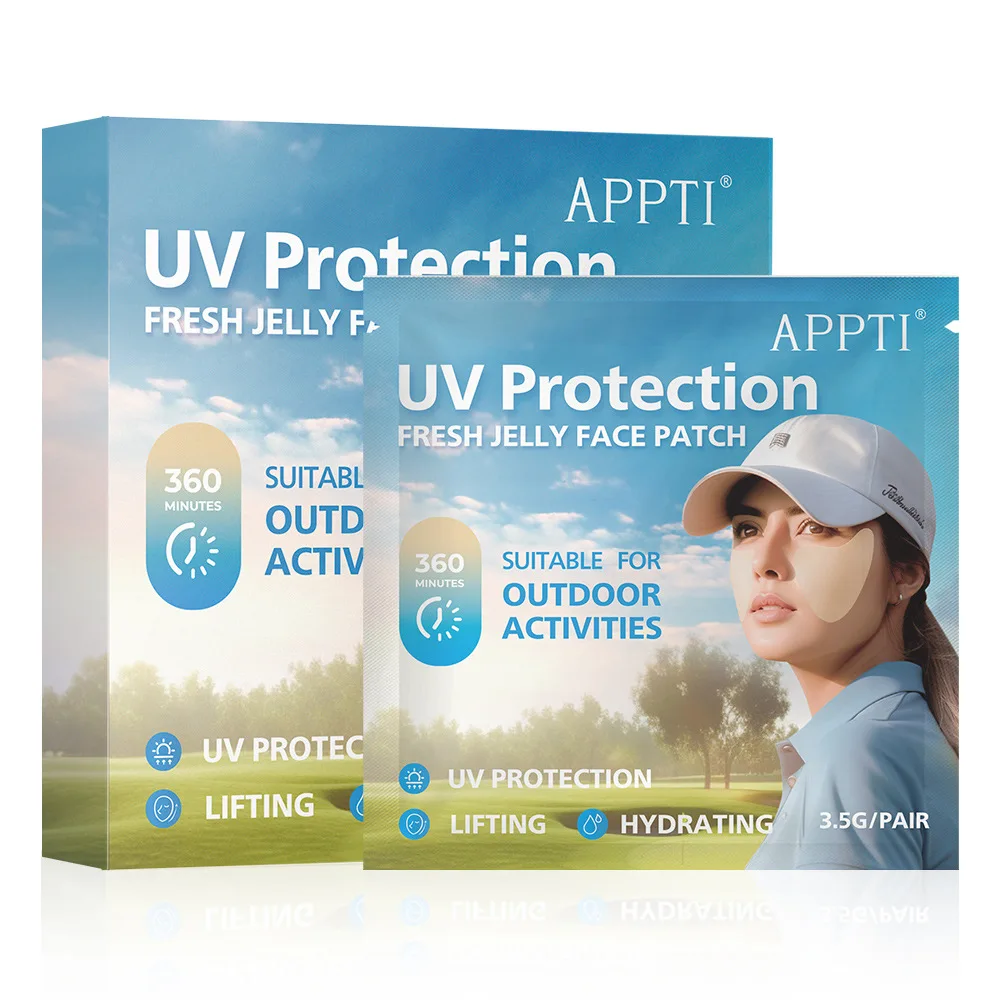 Sun UV Protection Patch for Face Golf Patches Mul-tifunctional Face Patches for Men Women Outdoor Sports