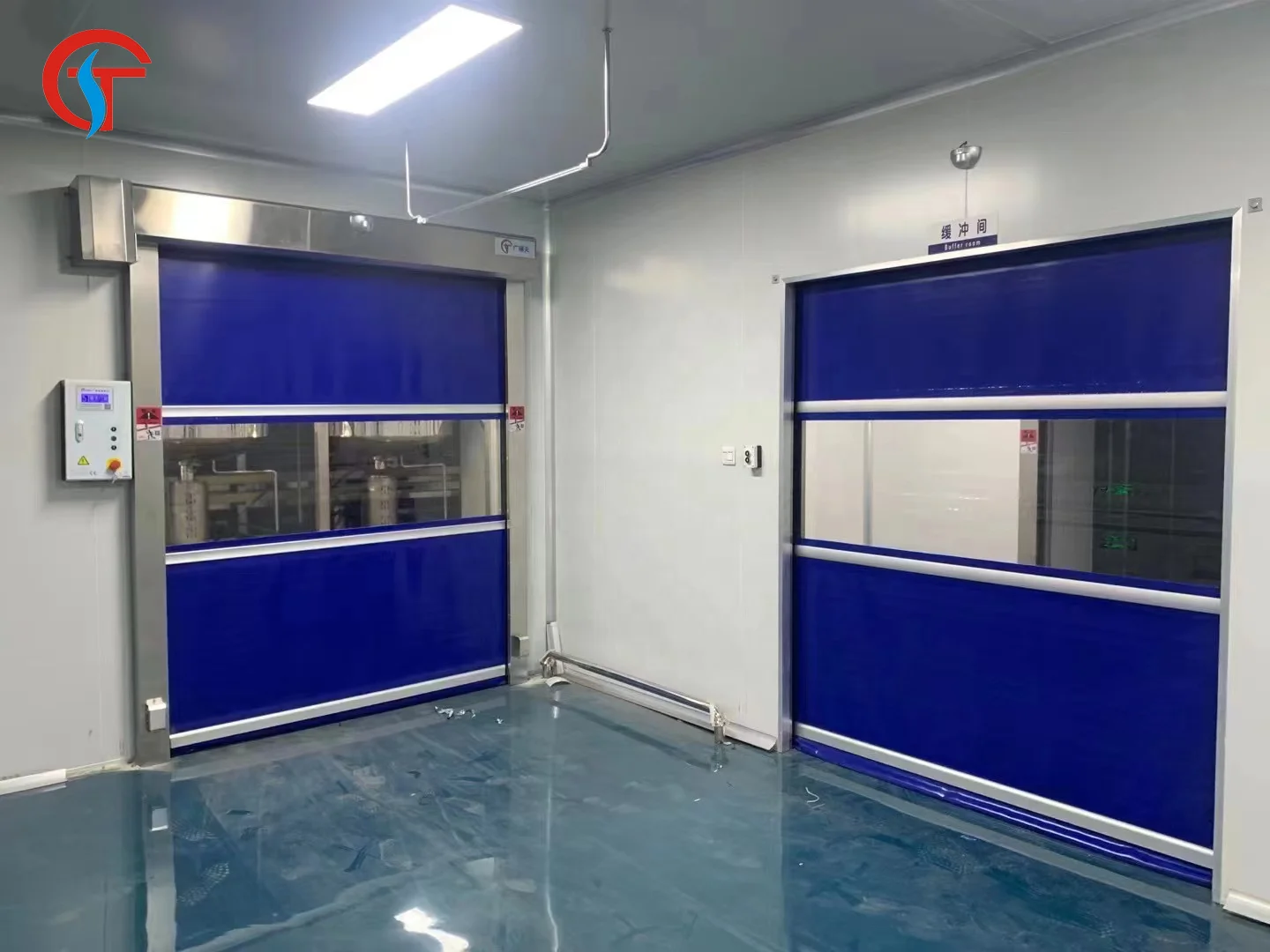 Shuotian Industry High Quality Fast Speed Rapid Roller Door Servo Motor Operator PVC High Speed Automatic Door