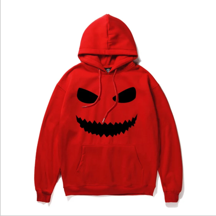 Негабаритных Толстовка для мужчин Хэллоуин шнурок с карманом-кенгуру с капюшоном оптовая продажа мужская футболка с принтом толстовки с капюшоном из хлопка
