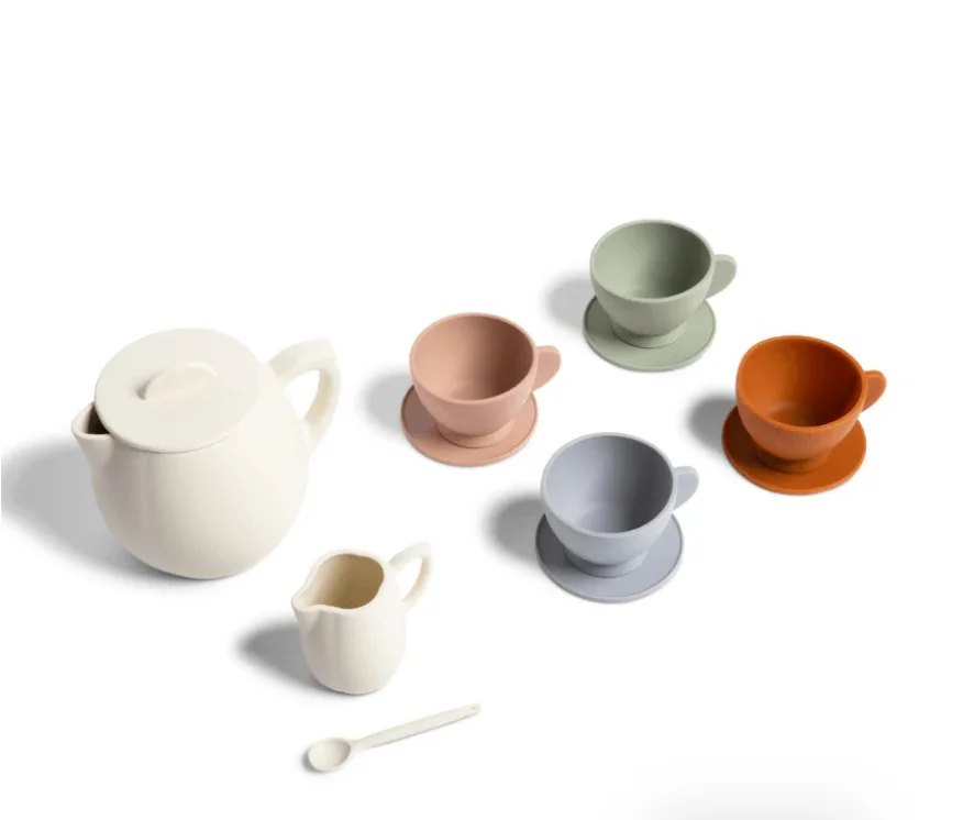 Набор силиконовых игр для чаепития 12 От 3 до 6 лет