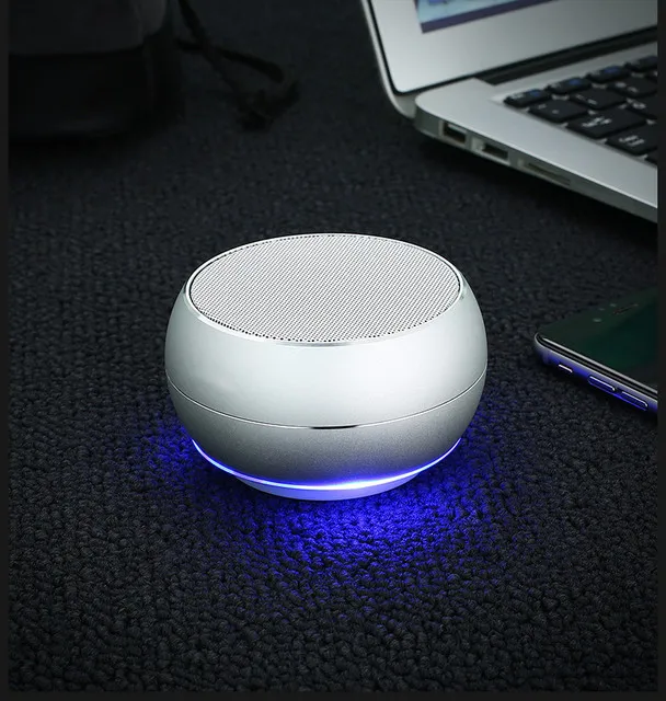 Мини LED стерео динамик портативный bluetooth динамик с громкой связью TF слот для карты для любых устройств Bluetooth