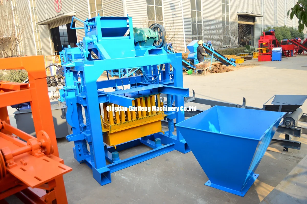 low cost Simple and Easy to Operate for Production solid hollow manual road block making machine 4-35a brick making machine