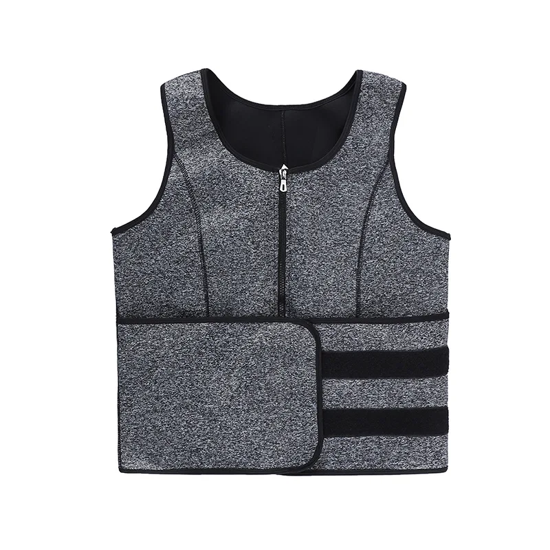 Manufacturers directly for men sports body shapewear neoprene rubber waistband stomach and back heart burst