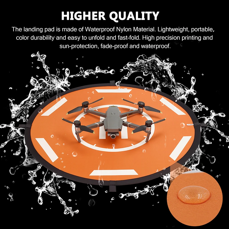 STARTRC 31.5 inches 80cm Tarmac Packing apron Drone Landing Pad for DJI Mini 3 Mavic 2 Air 2S Pro Customize Drones Accessories