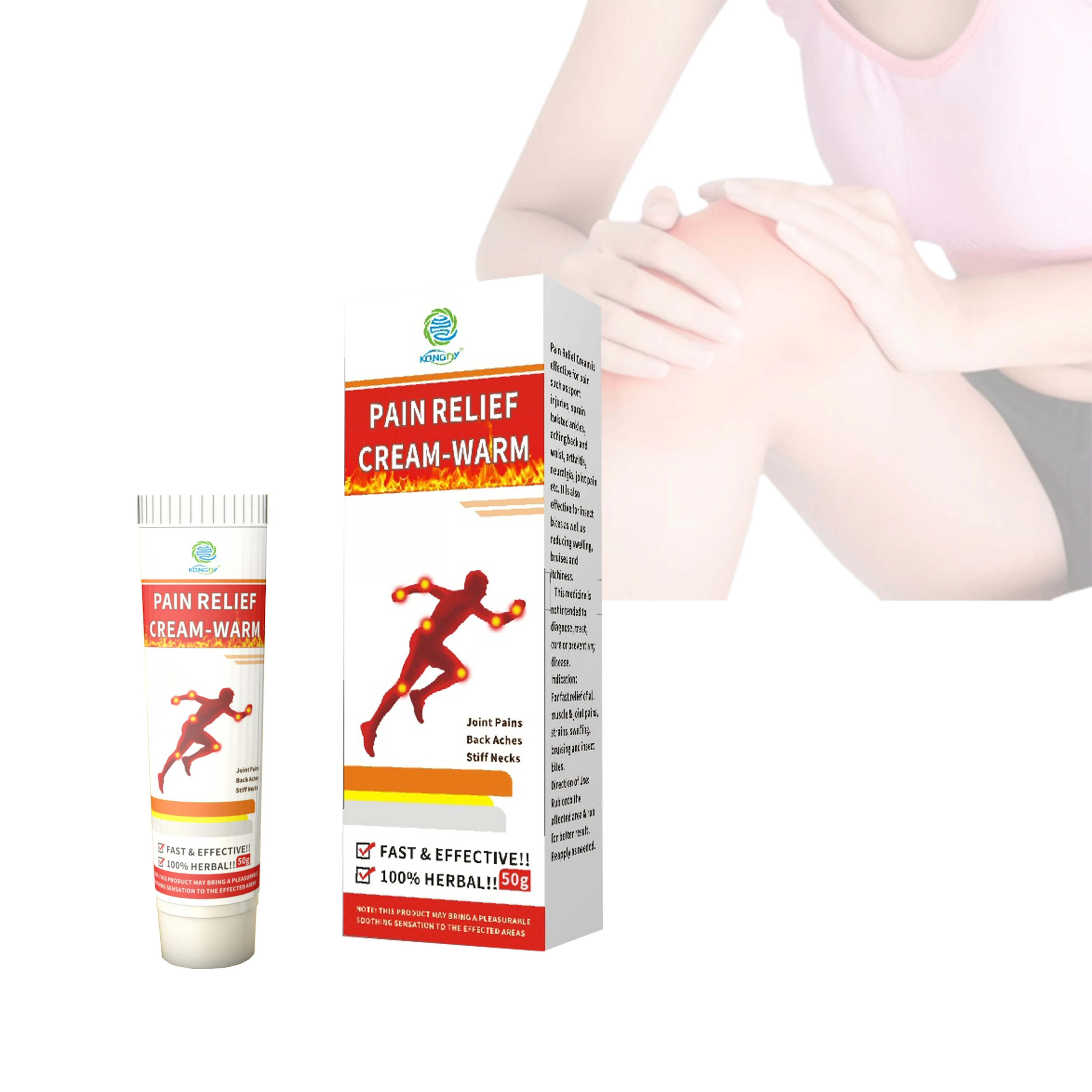 New products muscle knee and  joint gel cream cool ointment 50g pain re.lief cream warm