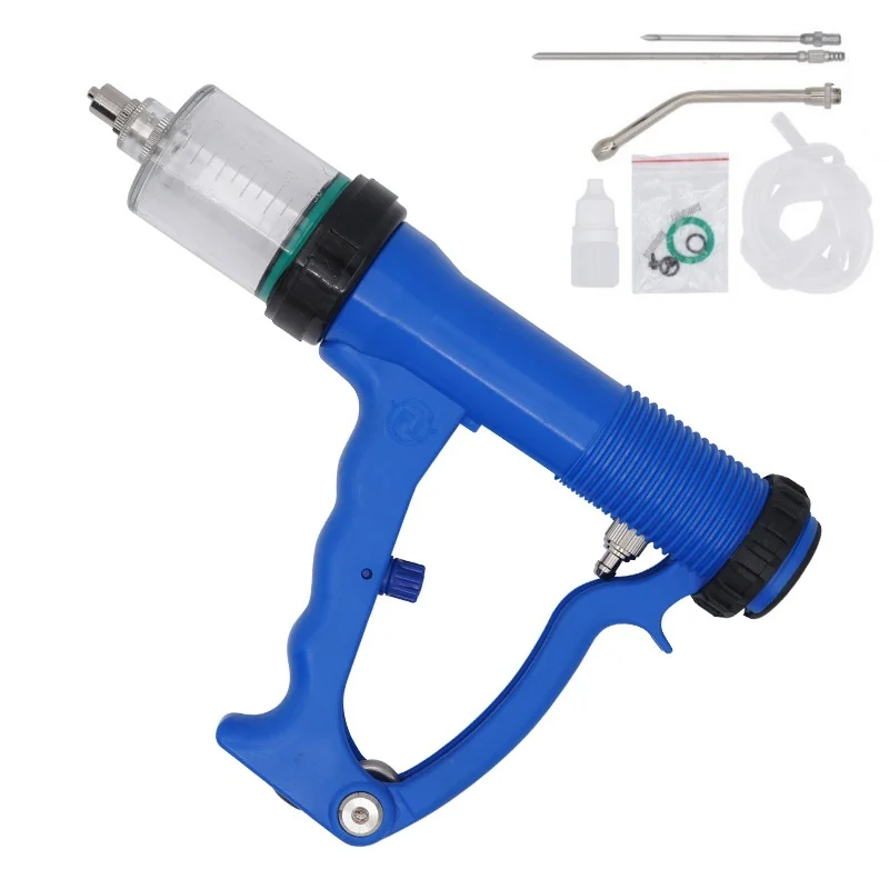 Veterinary Equipment Automatic self-filling Syringe Plastic Continuous Medicine Drencher Gun Veterinary Automatic Drench Guns