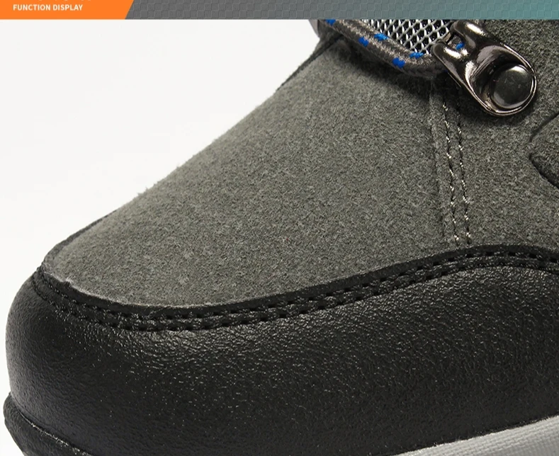 China manufacturer no brand fashion top Faux Suede men hiking boots