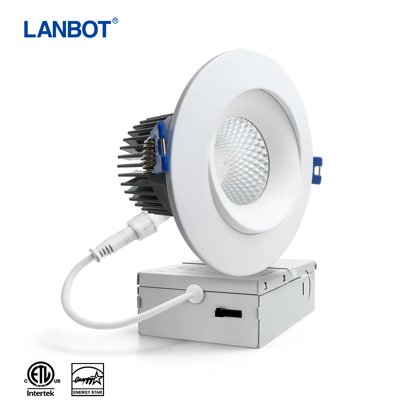 CE Anti-glare Ceiling Spotlamp Professional Hotel Lighting Adjustable 3.5Inch 15W Downlights for Living room Bedroom