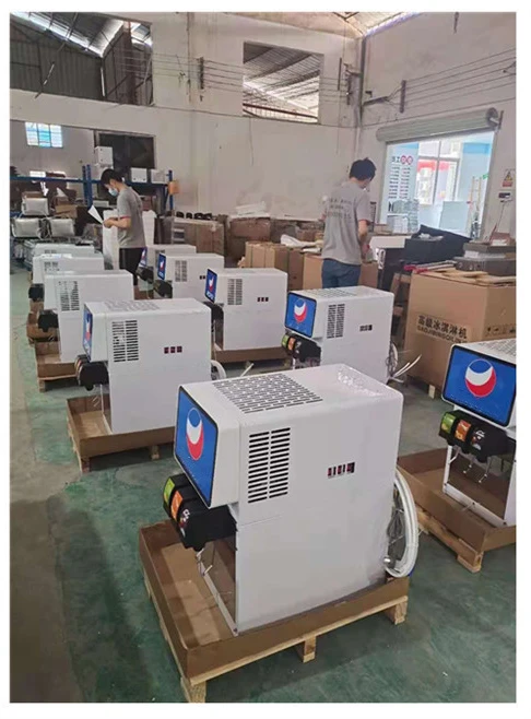 Restaurant Cafe Bar Used Commercial Carbonated Soda Beverage Post Mix Dispenser Cool Cola Vending Machine
