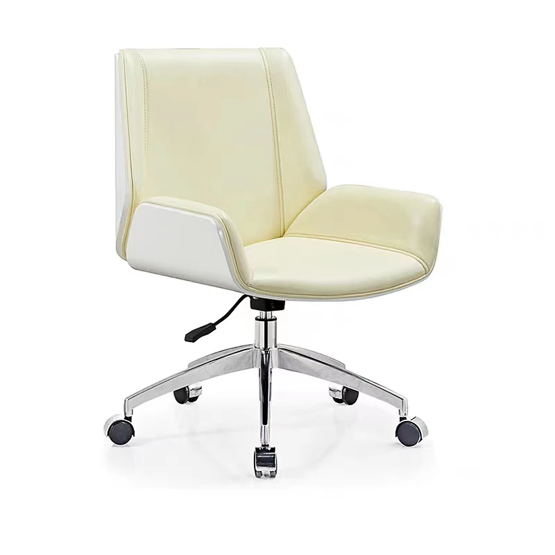 Modern Luxury Swivel Leather Office Chair For Computer Desk Adjustable Executive Office Room Chair Furniture