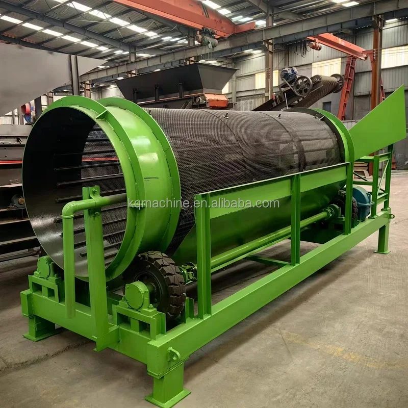 Heavy Rotary Drum Screen Mini Portable Gold Trommel Washing Plant  Trommel For Gold
