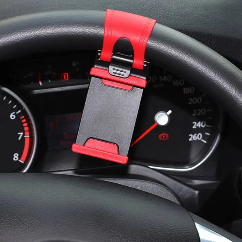 Universal Car Steering Wheel Mobile Phone Holder Mount Buckle Socket Holder Mi8 SE 6X Mi6 Mi A1 Mix 2S GPS Stands