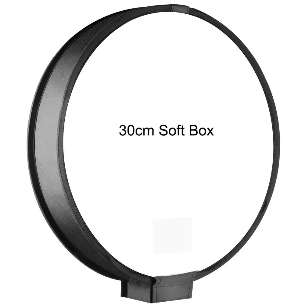 Factory 30cm Round Portable Mini Small Little Round Photo Studio Shooting Tent Light Cube Diffuser SoftBox speedlight softbox