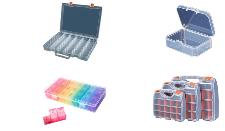 small clear plastic box