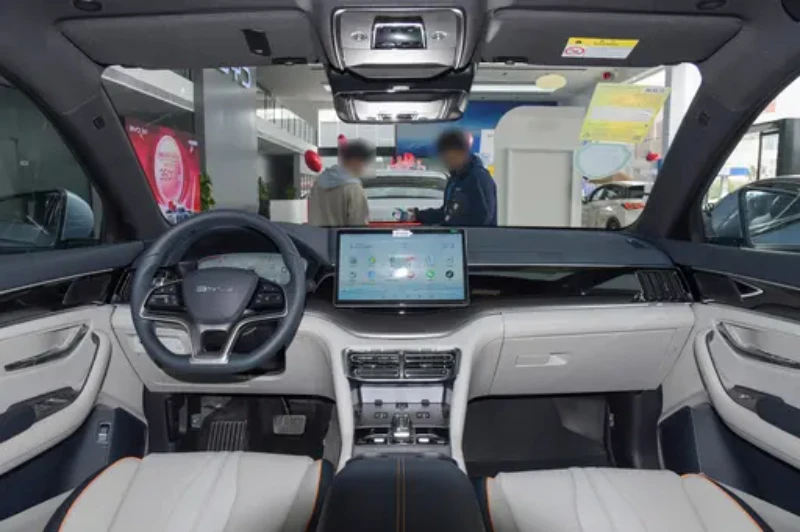 Coche Electrico Byd Tang EV Гибридный 2023 Dmi Dmp Bud 2022 AWD 4WD 700 км 730 черная краска