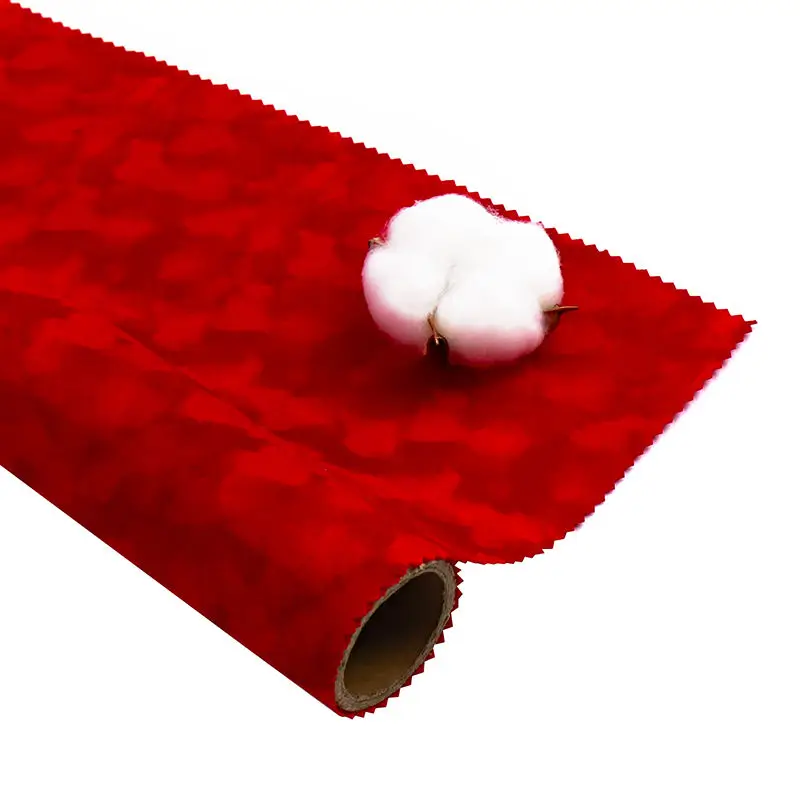 Fashionable New Pattern Flocking Fabric Used for Wedding Cards, Invitations, Premium Notebooks, Packaging Boxes