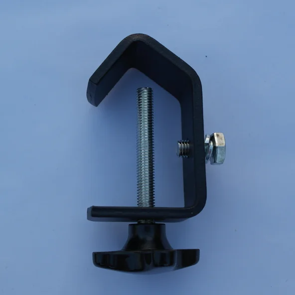 2 inch  2' lighting fixture accessories Heavy duty Black Sliver suspension clamp Mounting c clamp for stands and truss system