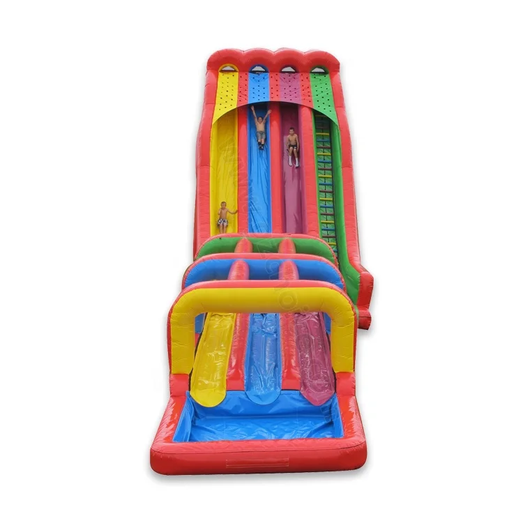 Customized 10m high commercial giant inflatable water slide for adults for sale made of best pvc tarpaulin from China in