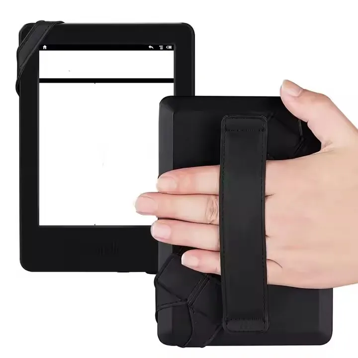 Generic Tablet Hand Strap Holder  Leather Handle Grip with Elastic Belt mobile phone
