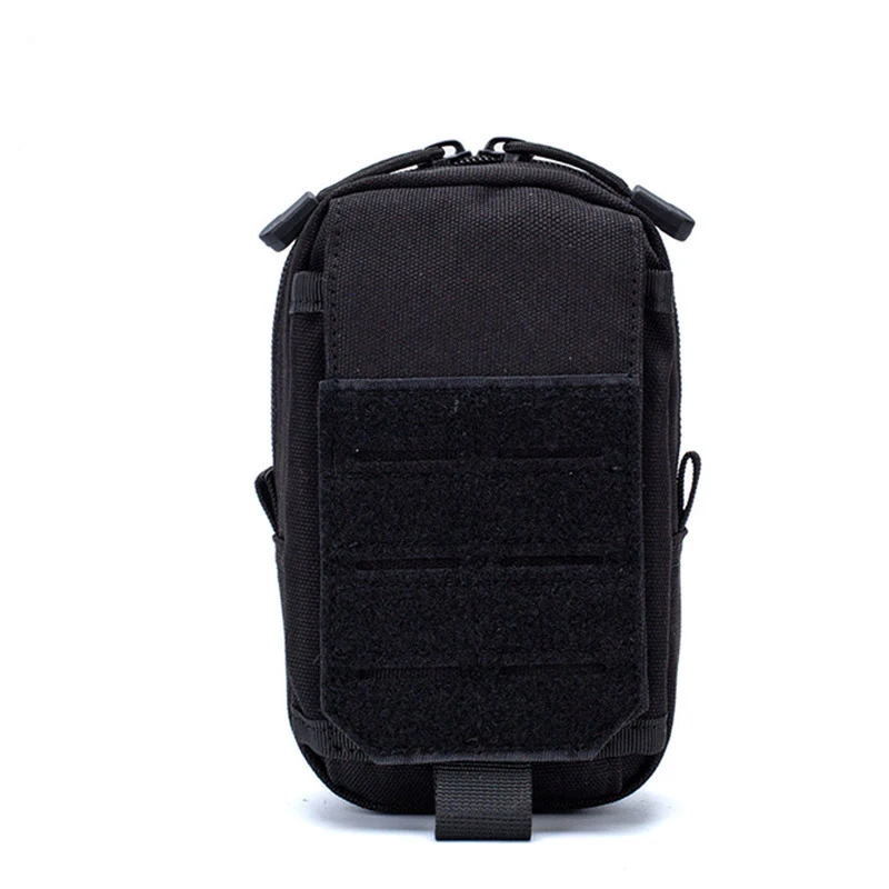 Waistband Double Laser Cut Molle Pouch Tactical EDC Belt Wait Bag Compact Outdoor Multipurpose Mobile Phone Holder