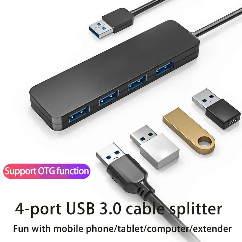 Концентратор Oem Odm QIHANG 4 порта usb 3 0 адаптер Usb концентратор с