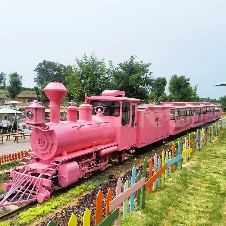 Аттракцион Электропоезд с рельсами для взрослых