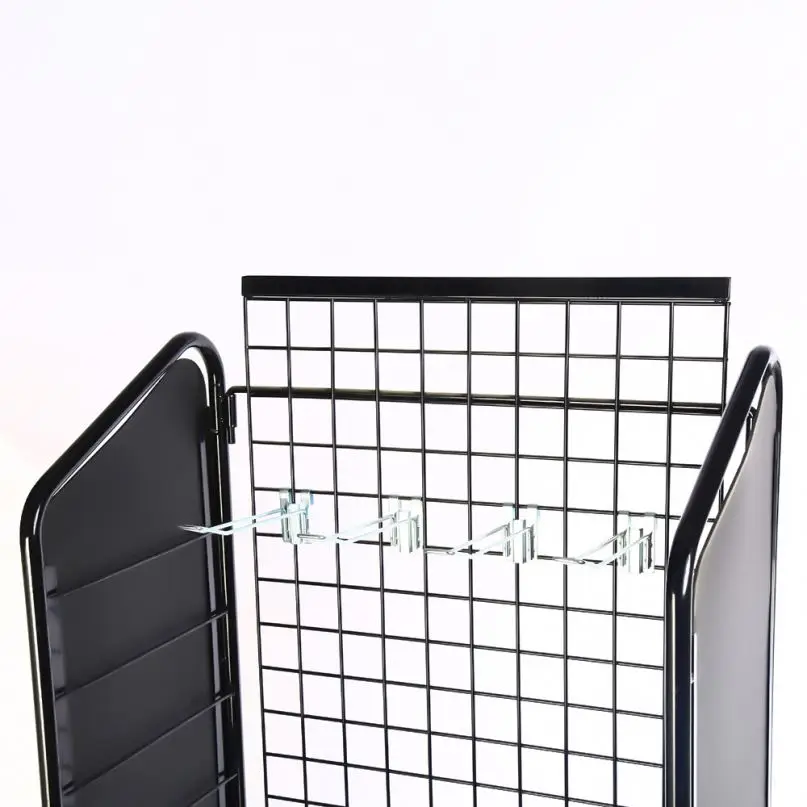 Custom Retail Shop Floor Standing Product Hook Metal Display Rack for Hanging Items