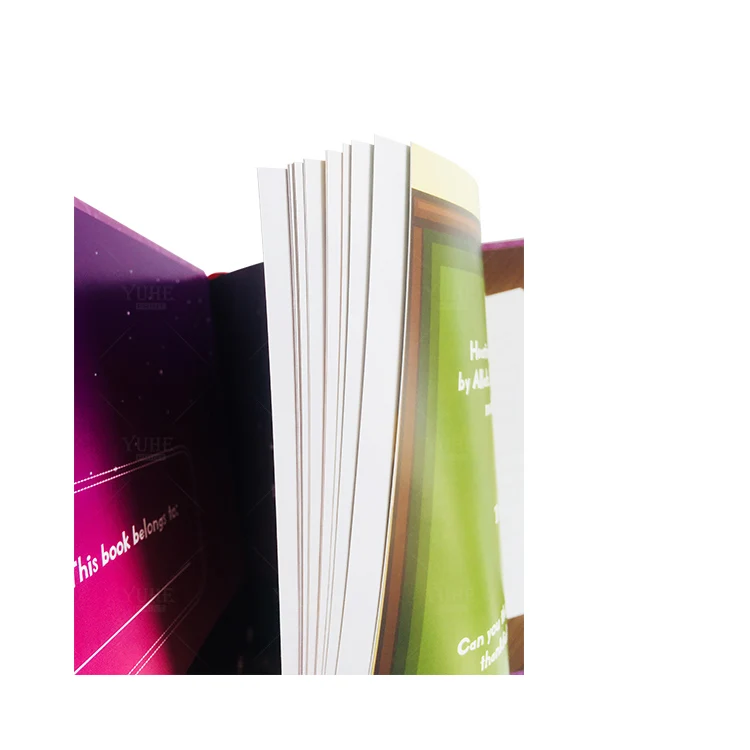 manufactures custom print perfect bind with case color printing paper bill menu memory kraft paper islamic invoice book printing