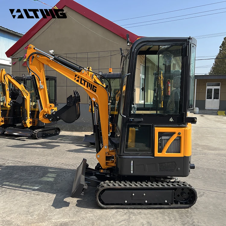 FAST SHIPPING LTE18 MADE IN CHINA 1.8 TON mini small bucket hydraulic crawler excavator low price with side shift