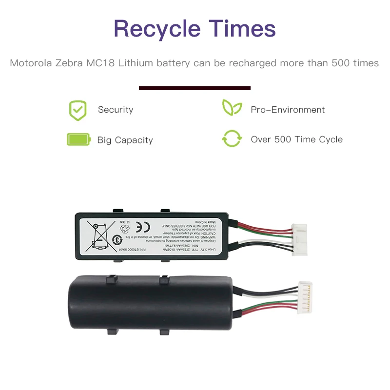 OEM NEW Battery for Moto rola Symbol MC18 Collector battery BTRY-MC18-27MAG-01 Scanner battery