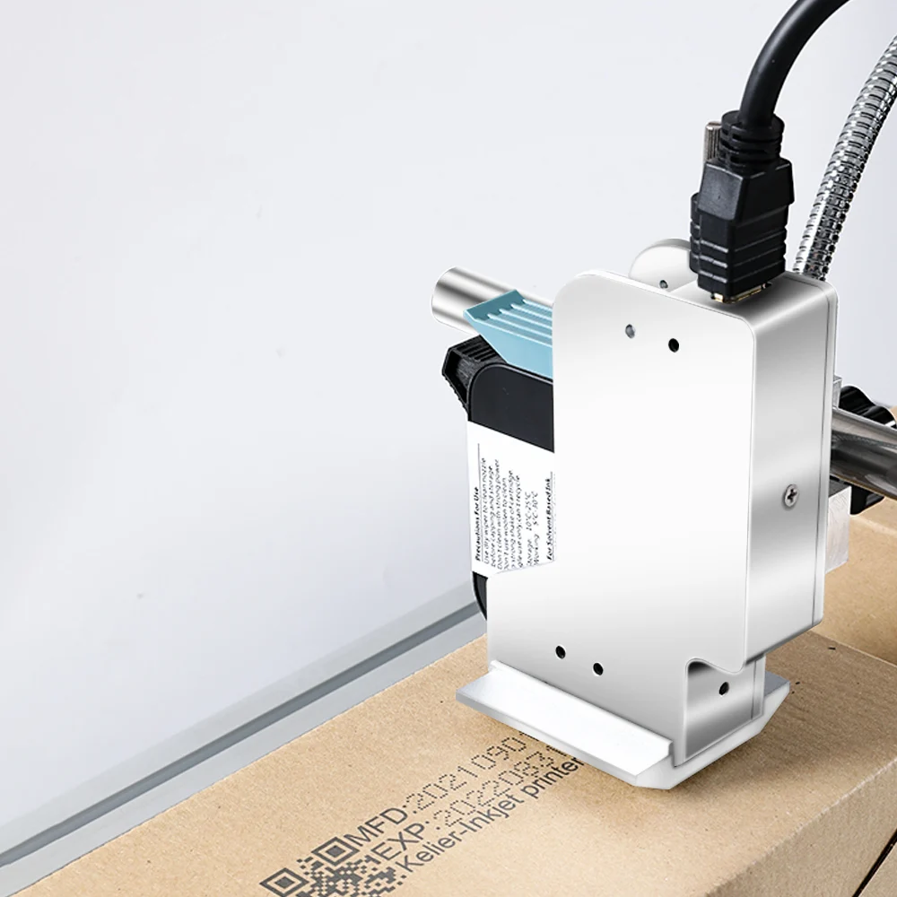 Kelier 2023 new automatic continuous inkjet printing machine date code online inkjet printer