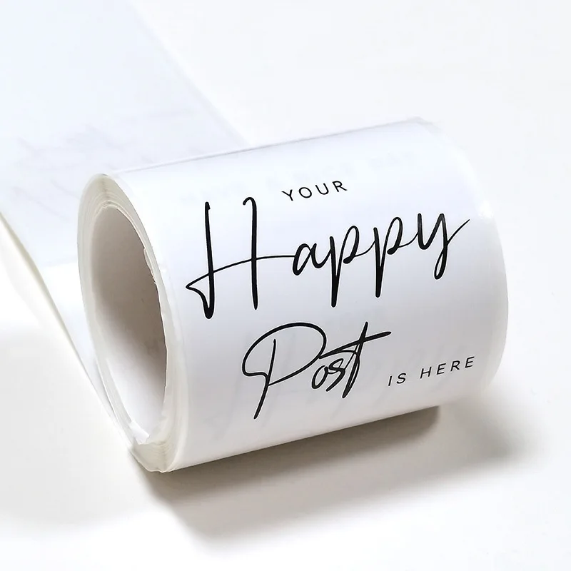 Thank you for your order stickers custom logo sticker for packing box