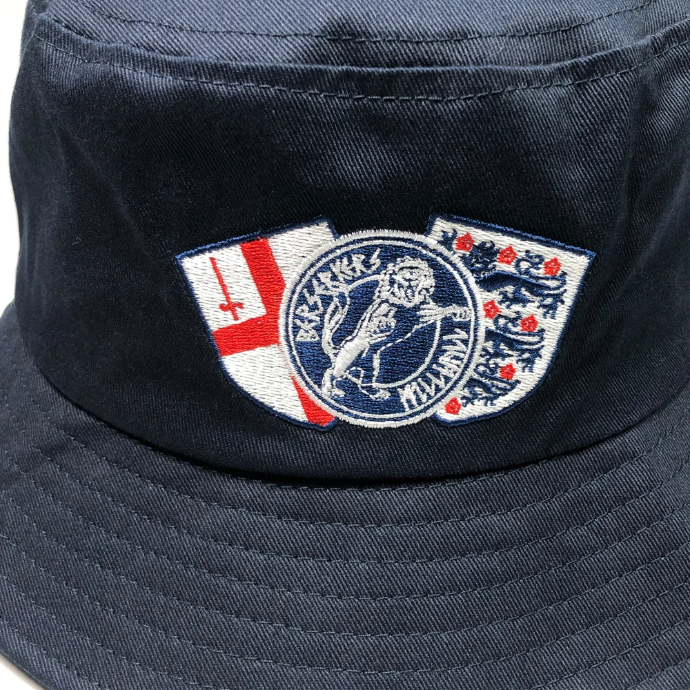 2024 Wales lion embroidered patch bob basin adult cap bucket hat High quality basic boonie Custom logo football referee hat