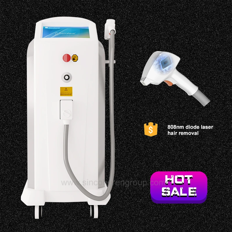 2022 Laser Best professional diode laser hair removal 755nm 808nm 1064nm diode laser hair removal machine price