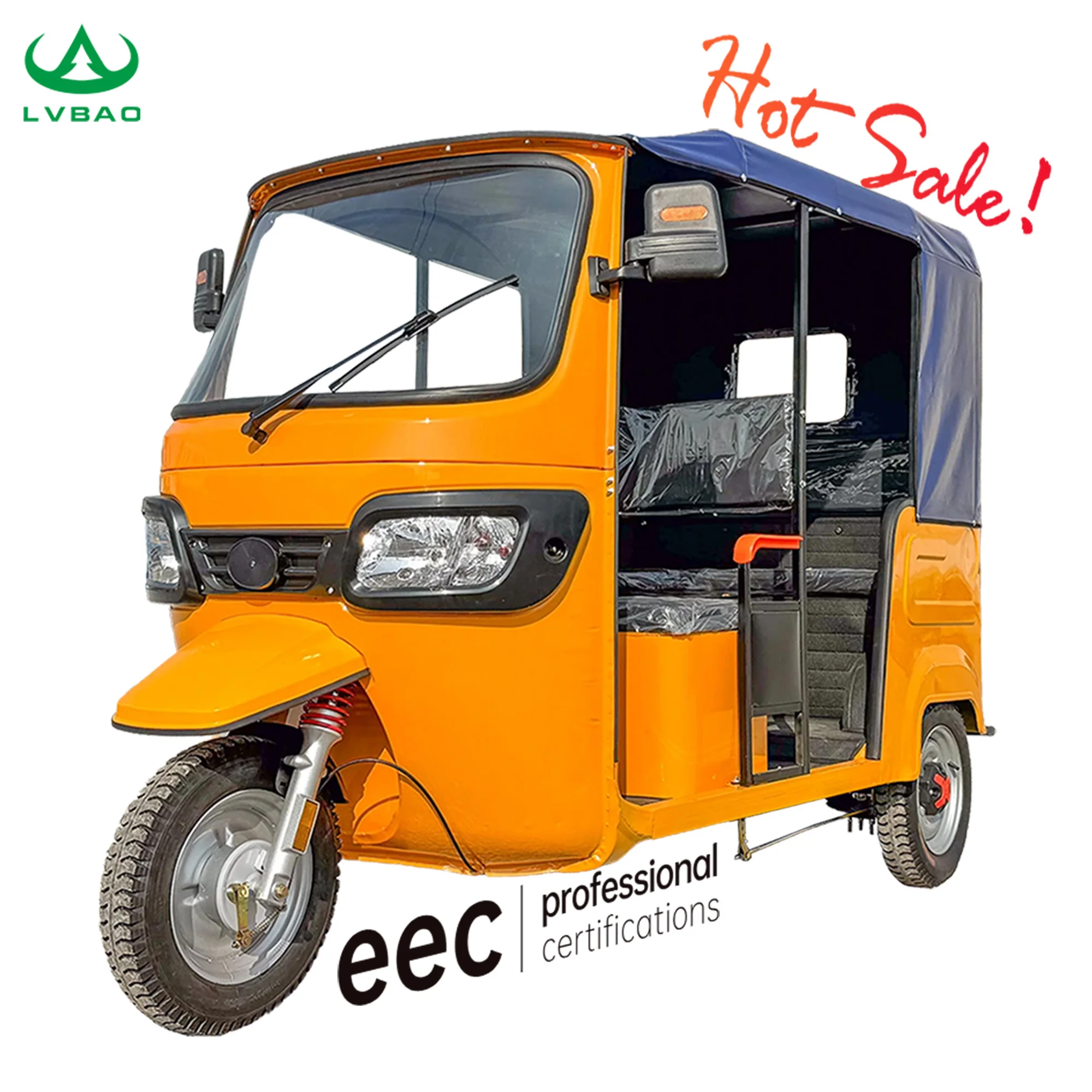 LB-ZK3WY Rickshaw Three Wheels Adults Passenger Cheap Electric Rickshaw ElectricTuk Tuk for Passenger Transportation