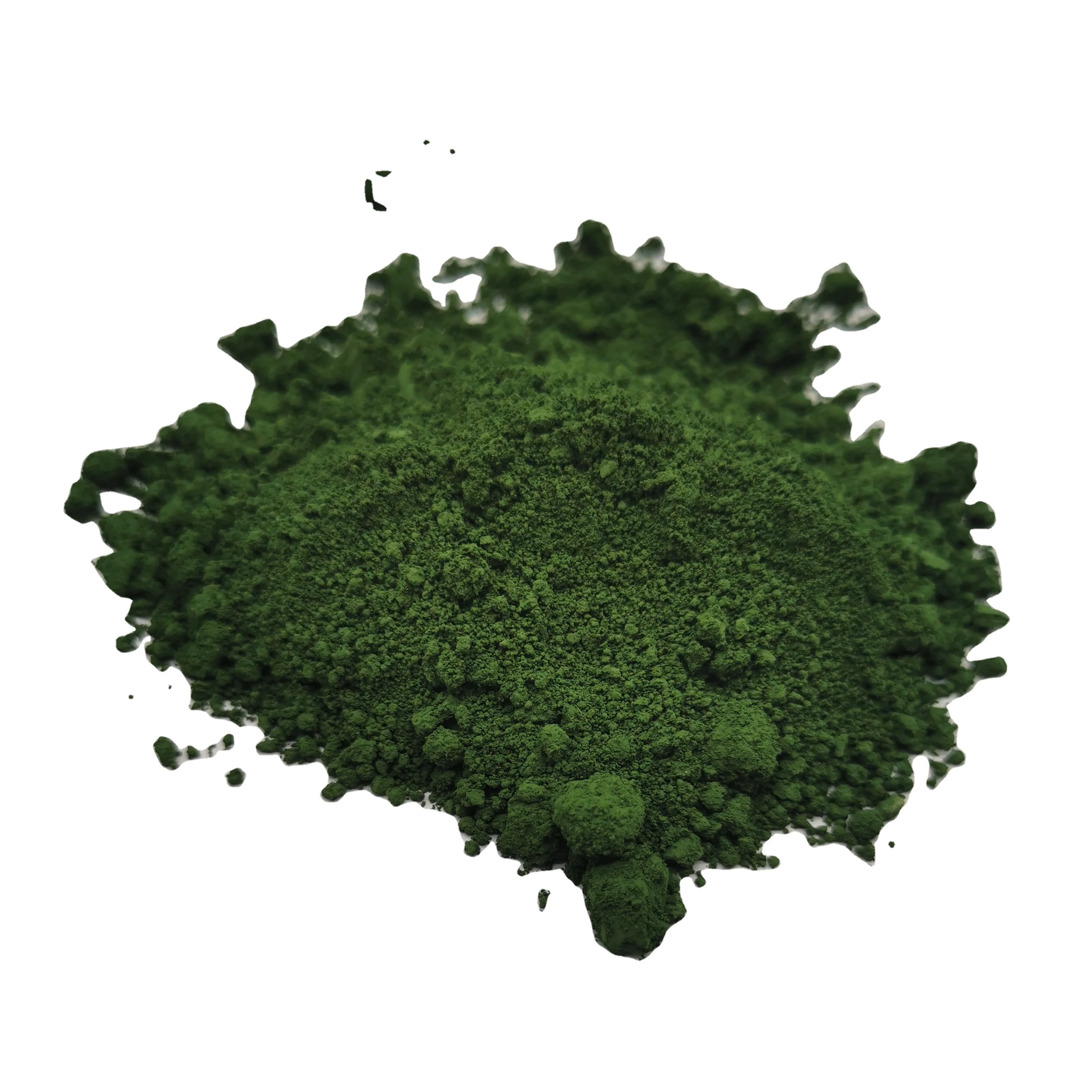 Superfine chrome oxide green, clear light powder
